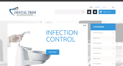 Desktop Screenshot of dentaltrim.com