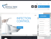 Tablet Screenshot of dentaltrim.com